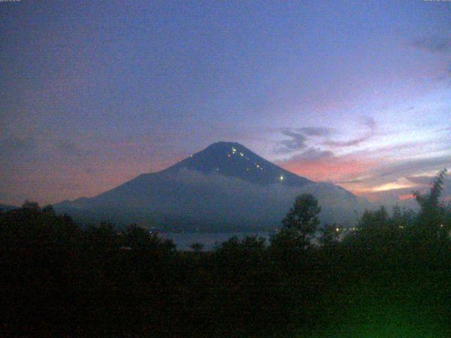 山中湖からの富士山