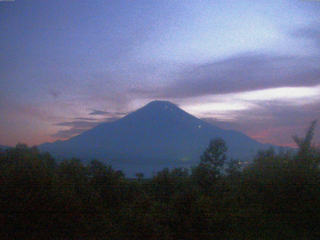 山中湖からの富士山