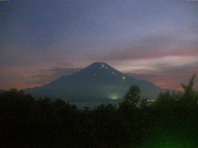 山中湖からの富士山