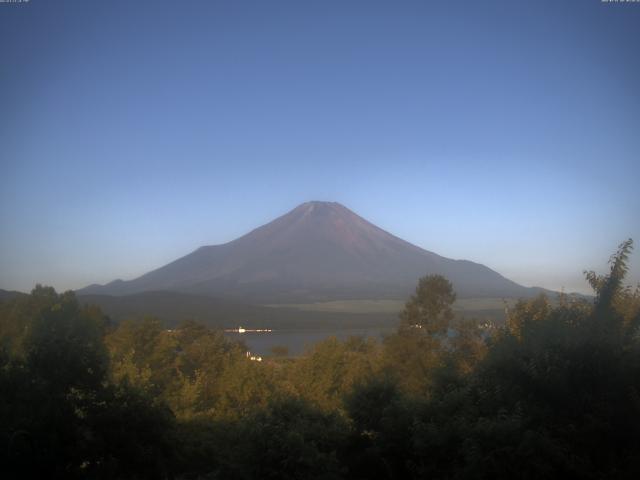 山中湖からの富士山