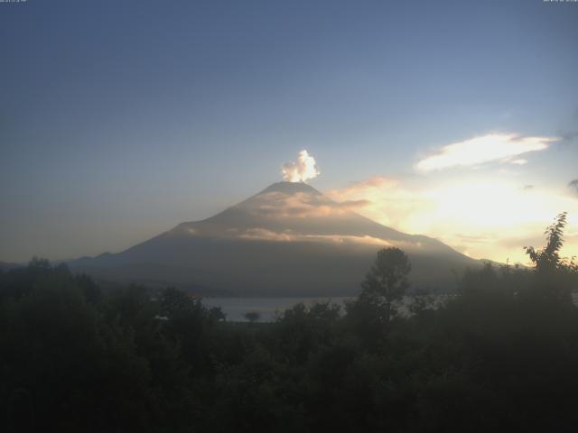 山中湖からの富士山