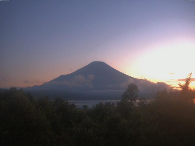 山中湖からの富士山