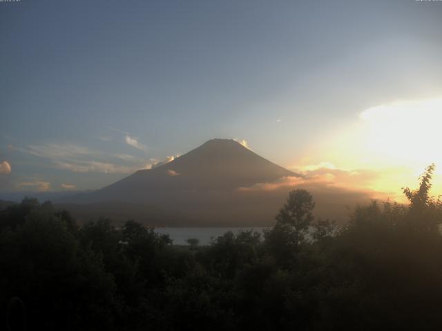 山中湖からの富士山
