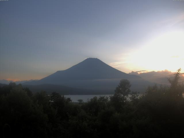 山中湖からの富士山