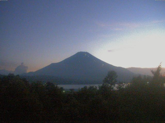 山中湖からの富士山