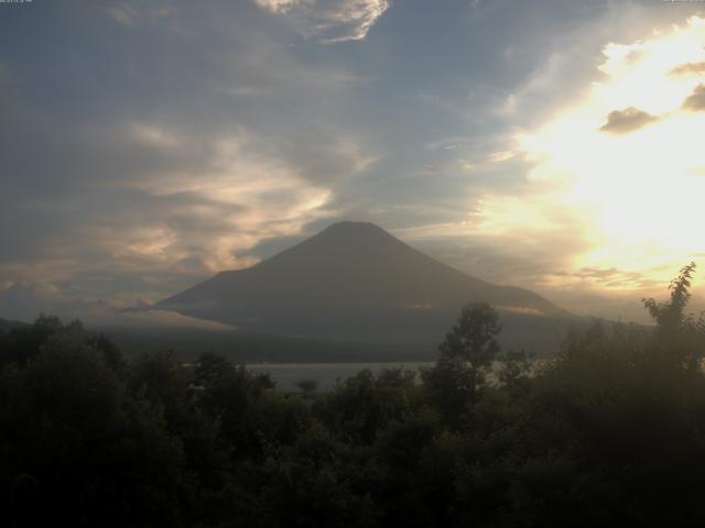 山中湖からの富士山