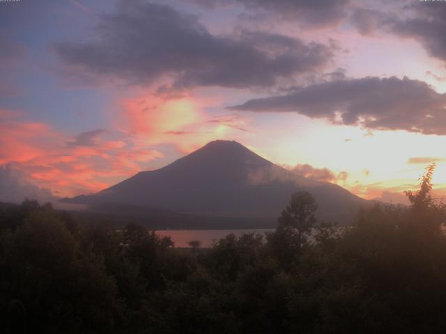 山中湖からの富士山