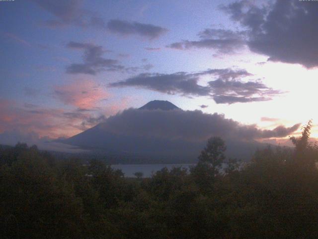 山中湖からの富士山