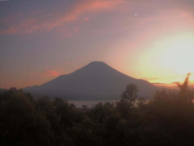 山中湖からの富士山