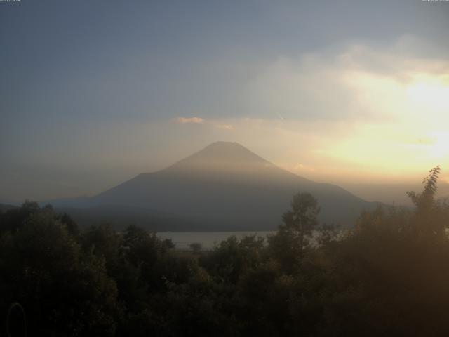 山中湖からの富士山