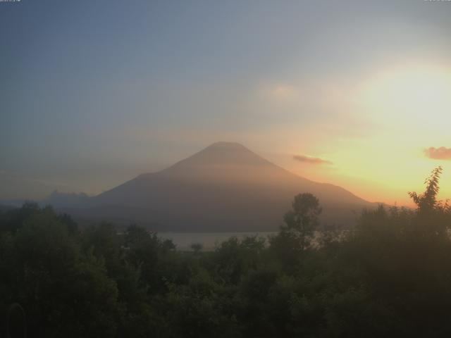 山中湖からの富士山