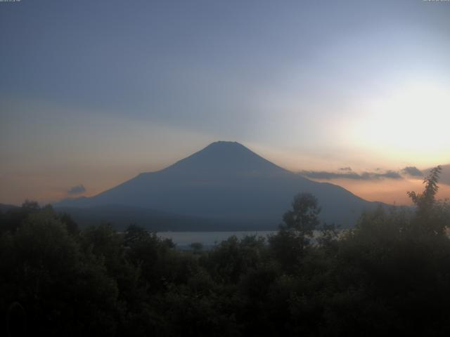 山中湖からの富士山