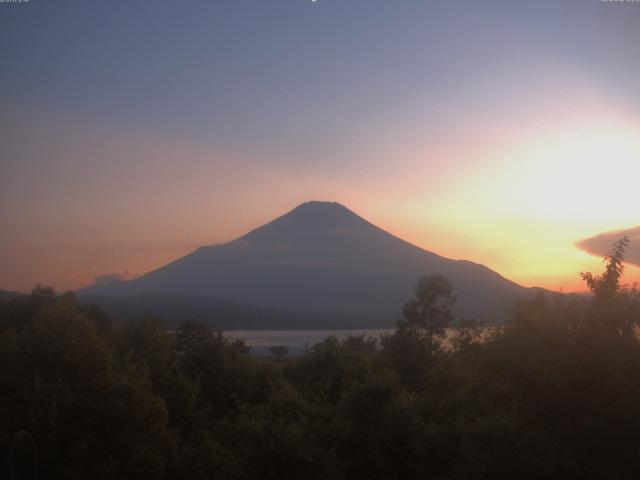 山中湖からの富士山