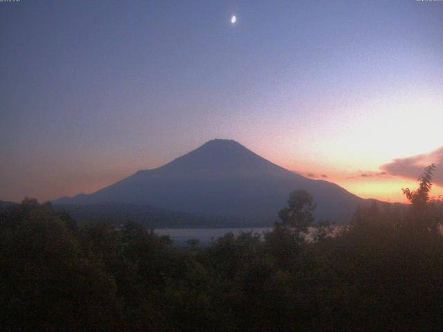 山中湖からの富士山