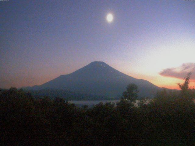 山中湖からの富士山