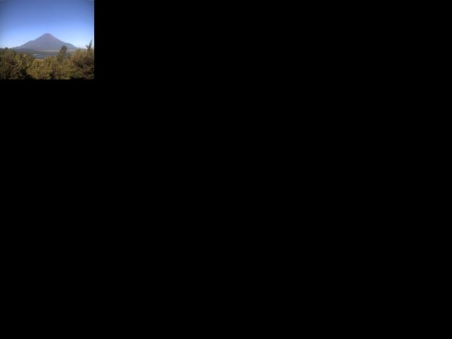 山中湖からの富士山