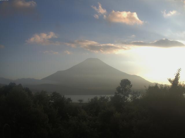 山中湖からの富士山