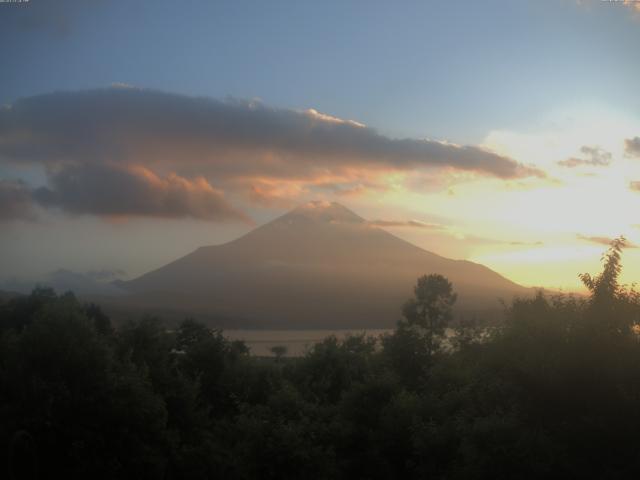 山中湖からの富士山