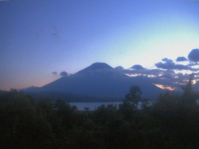 山中湖からの富士山