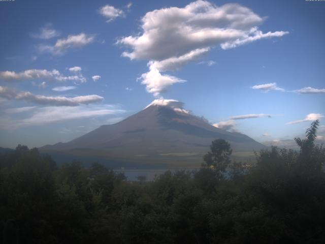 山中湖からの富士山