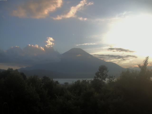 山中湖からの富士山