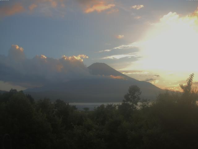 山中湖からの富士山