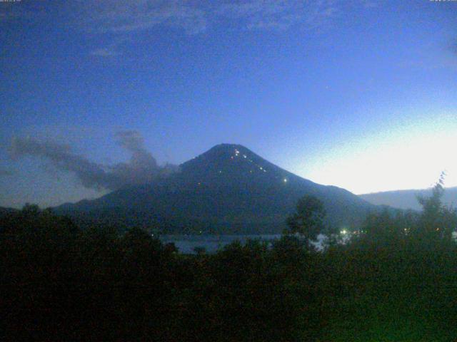 山中湖からの富士山