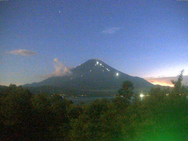 山中湖からの富士山