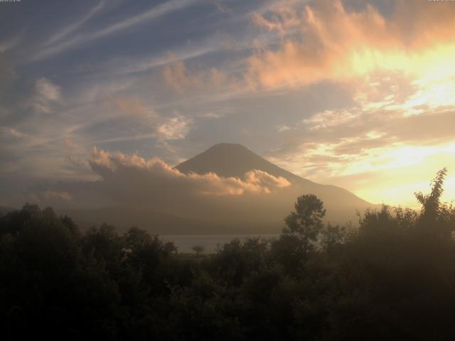 山中湖からの富士山