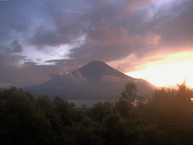 山中湖からの富士山