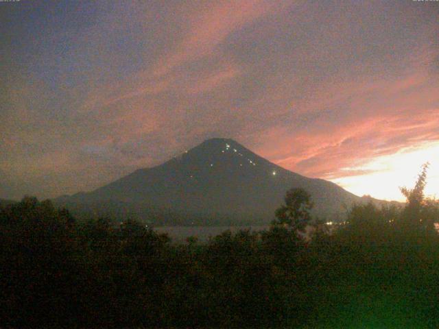 山中湖からの富士山