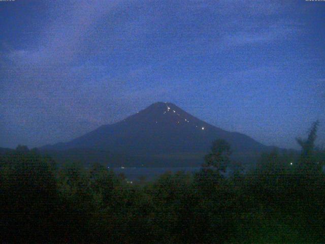 山中湖からの富士山