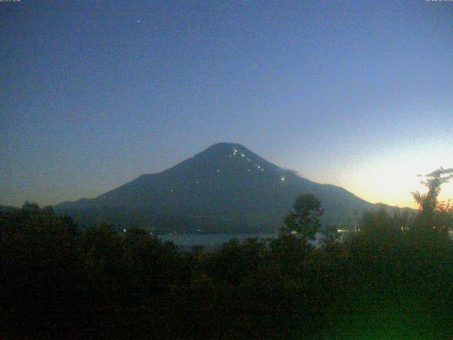 山中湖からの富士山