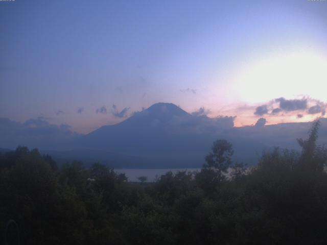 山中湖からの富士山
