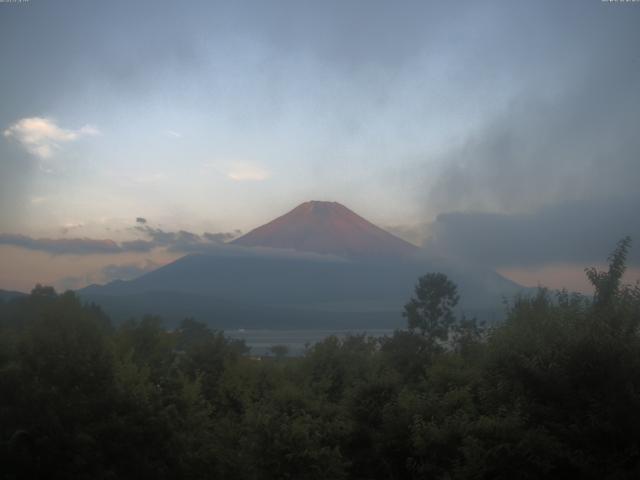山中湖からの富士山