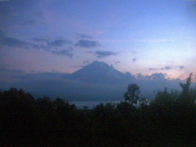 山中湖からの富士山