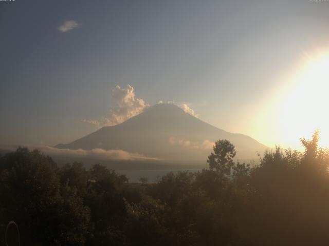 山中湖からの富士山