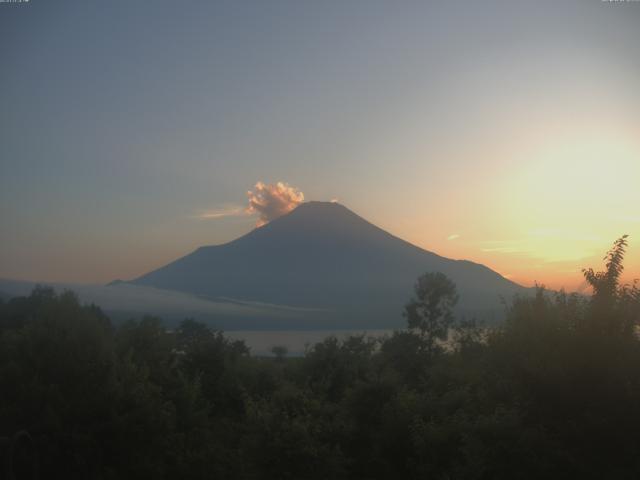 山中湖からの富士山