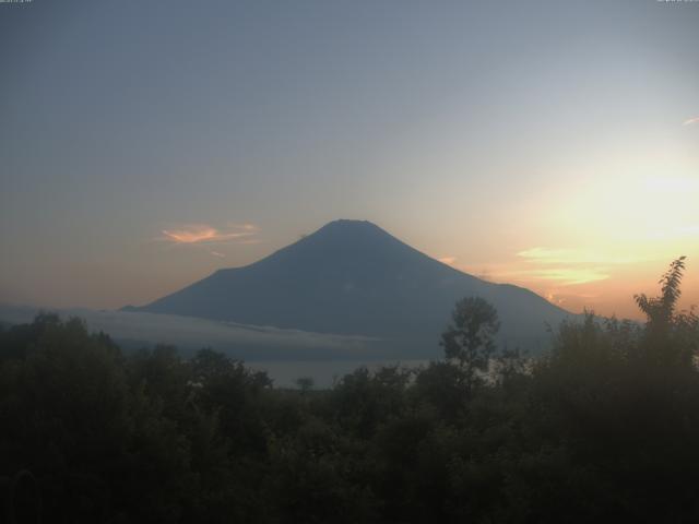 山中湖からの富士山