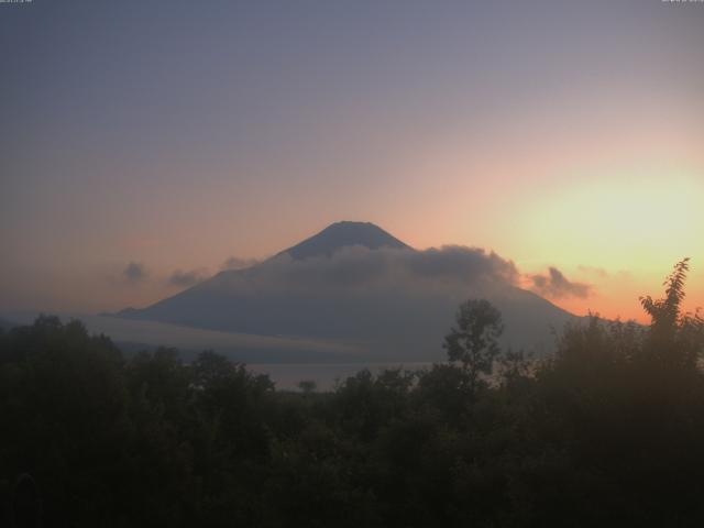 山中湖からの富士山
