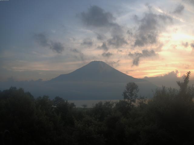 山中湖からの富士山