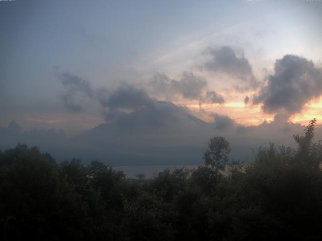 山中湖からの富士山