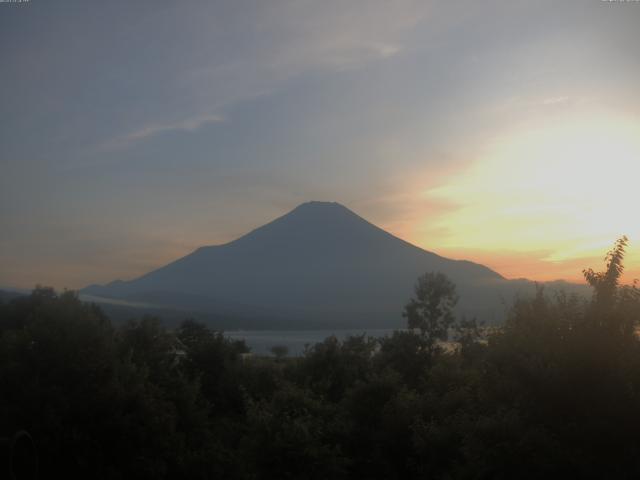 山中湖からの富士山