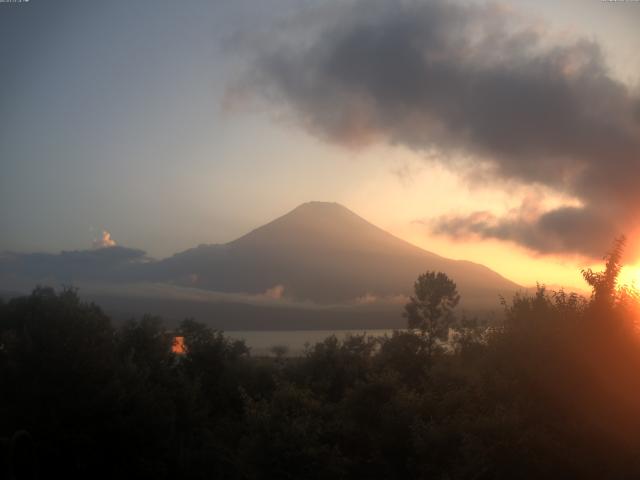 山中湖からの富士山