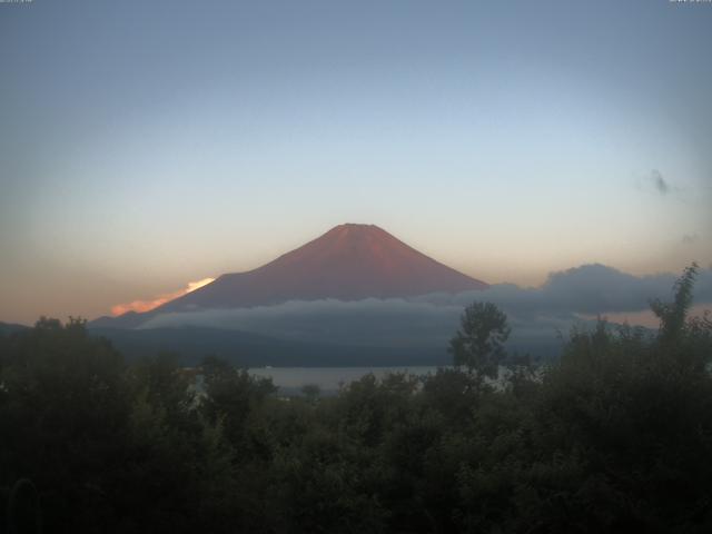 山中湖からの富士山