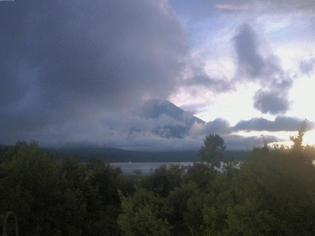 山中湖からの富士山