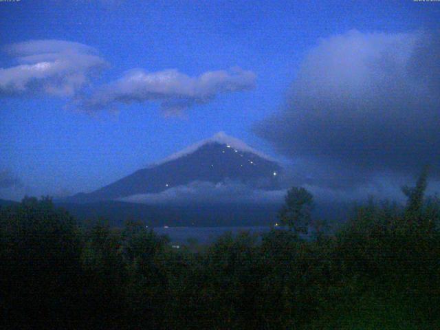 山中湖からの富士山