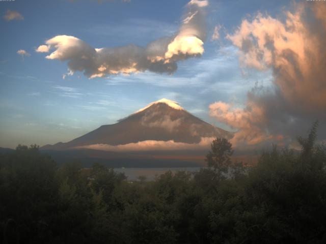 山中湖からの富士山