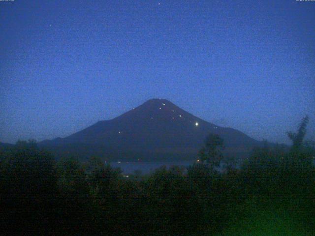 山中湖からの富士山