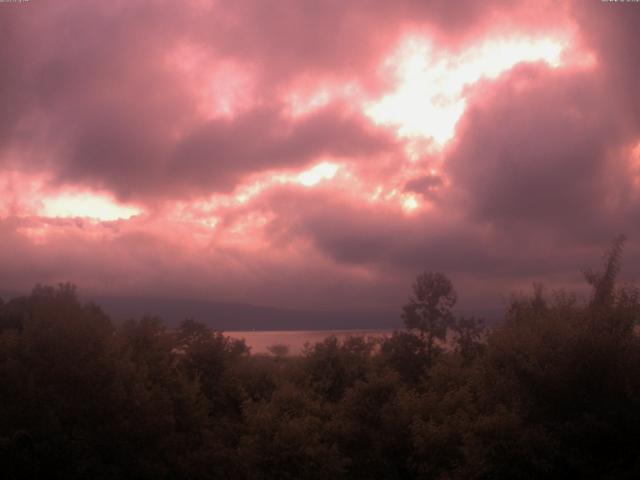 山中湖からの富士山